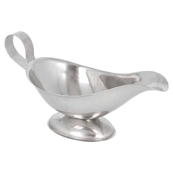 SAUCIÈRE "ALADIN" 150 ML  16x7,5x9 CM ARGENTE INOX (1 UNITÉ) - Garcia de Pou