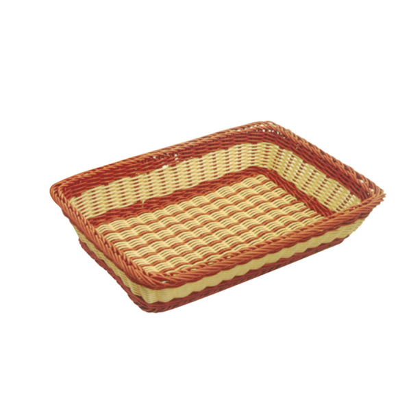 CORBEILLE PATISSERIE SIMILAIRE OSIER  55x36x11 CM NATUREL PP (1 UNITÉ) - Garcia de Pou