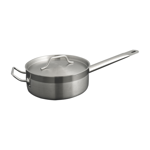 SAUTEUSE AVEC COUVERCLE 4,5 L Ø 26x8,5 CM ARGENTE INOX (1 UNITÉ) - Garcia de Pou