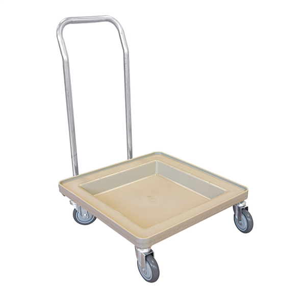 CHARIOT TRANSPORT POUR RACKS  54x54x81 CM BEIGE ABS (1 UNITÉ) - Garcia de Pou