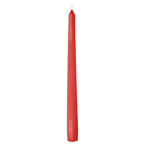 2 U. BOUGIES  Ø2x25 CM ROUGE CIRE (1 UNITÉ) - Garcia de Pou