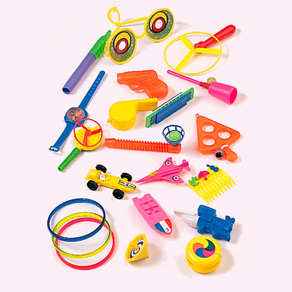 100 U. JOUETS ÉCONOMIQUES   ASSORTI PLASTIQUE (1 UNITÉ) - Garcia de Pou