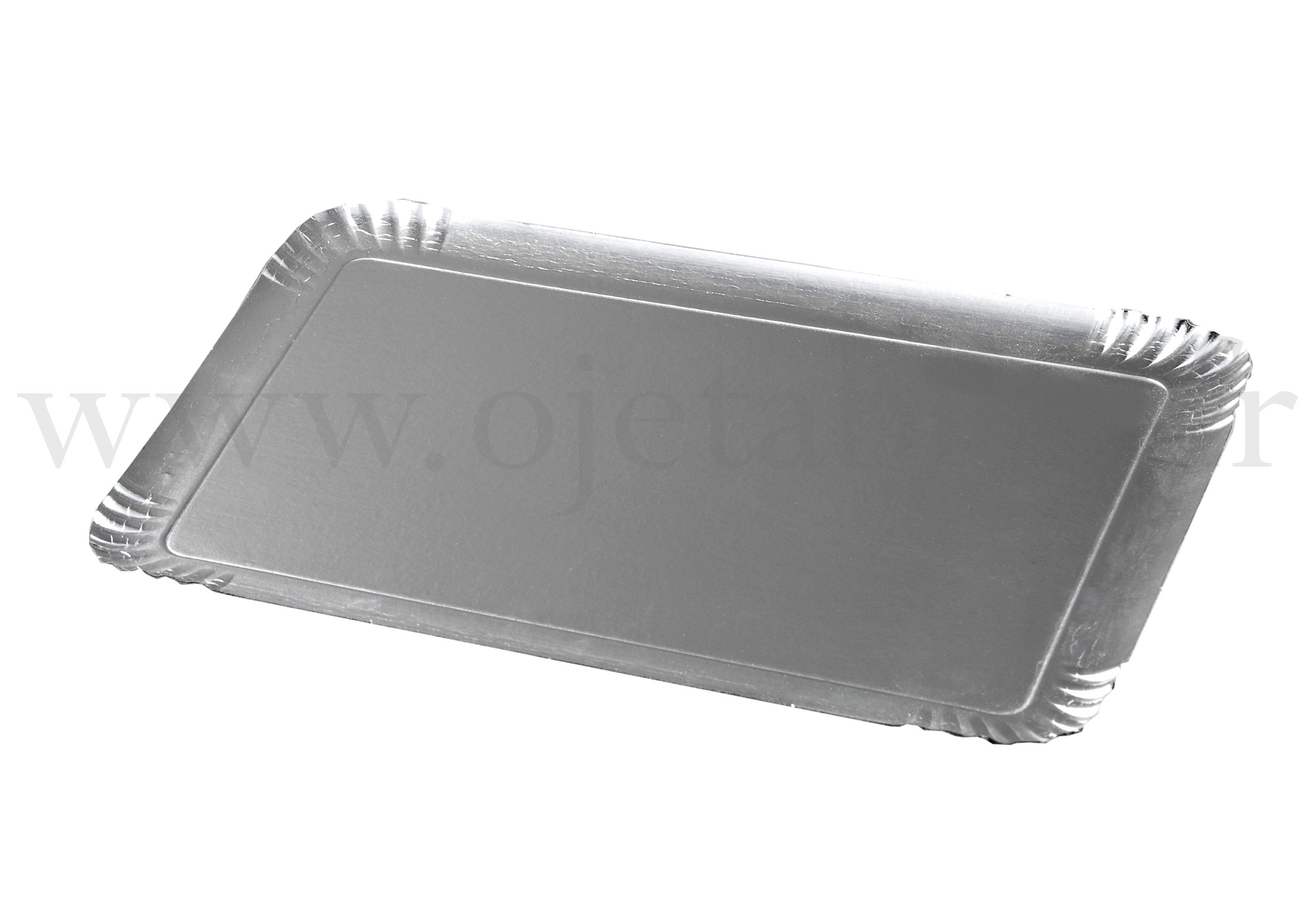 Plateau Traiteur (x 25) - finition argent - 28 x 19 cm - Tradiser