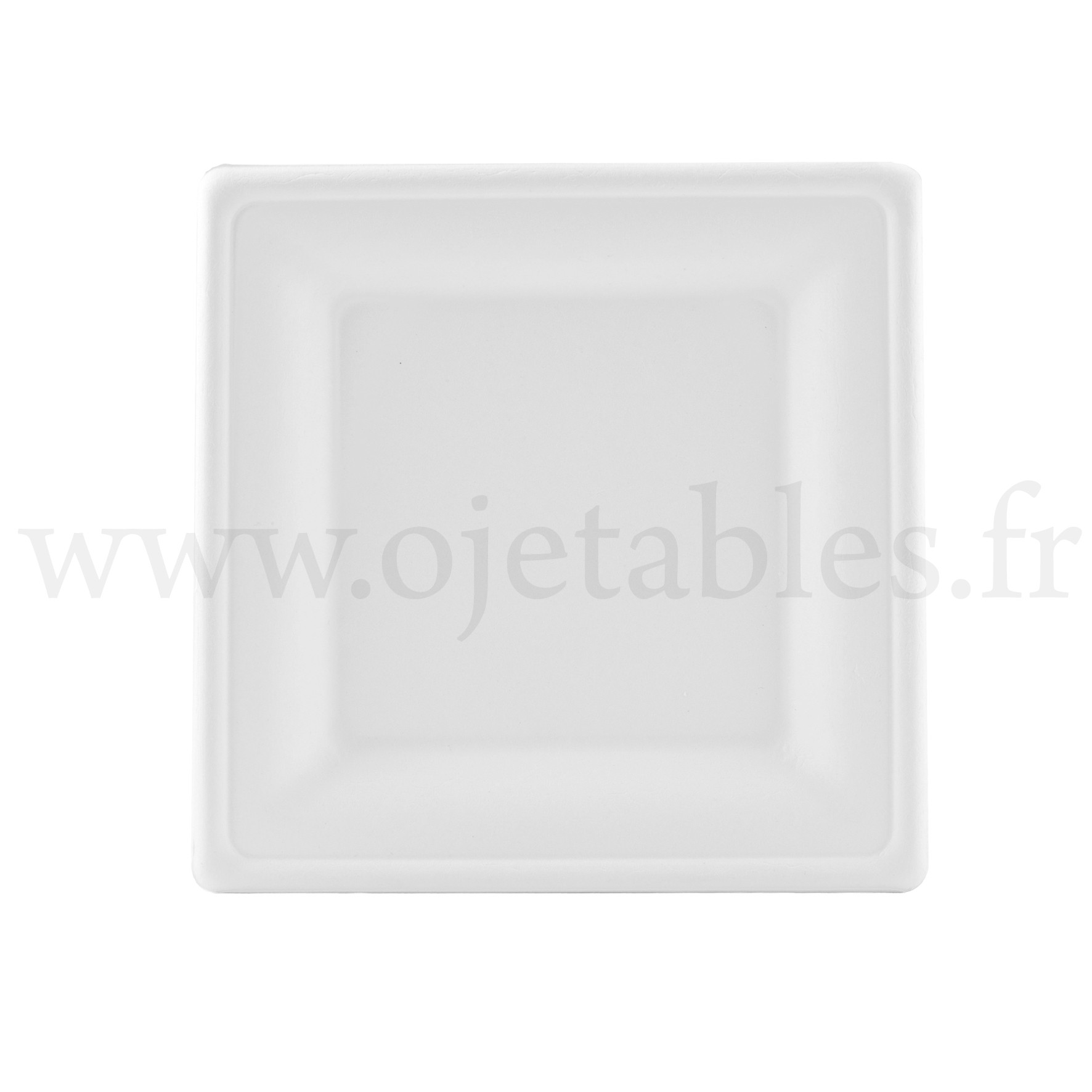 Assiette Jetable en Pulpe de Canne