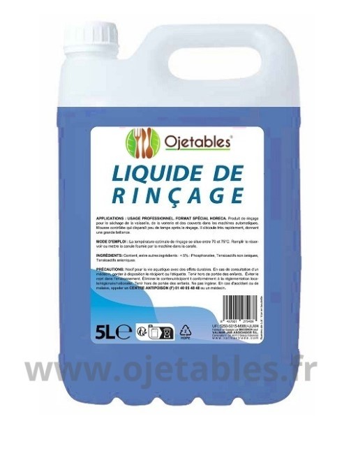 Liquide de rinçage professionnel - 5litres