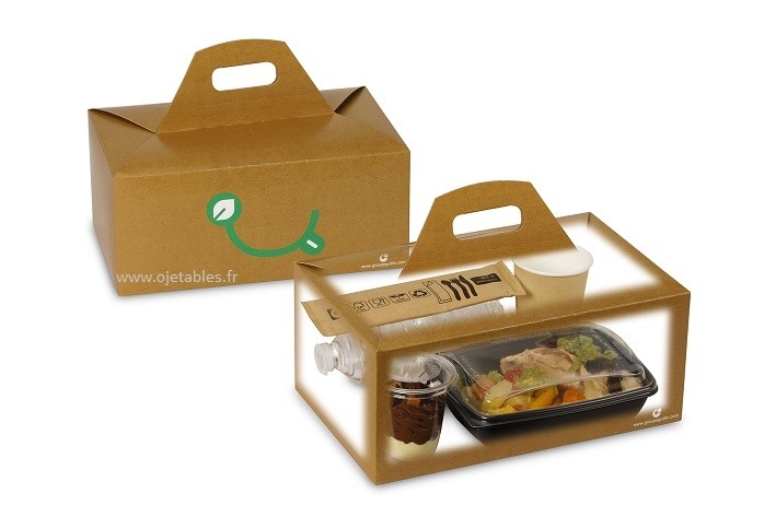 Boîtes pour crêpes - Emballage restauration et snacking