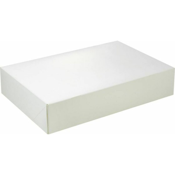 BOITE PATISSIERE Nanocannelure rigide avec fond doublé 28x42x6cm 