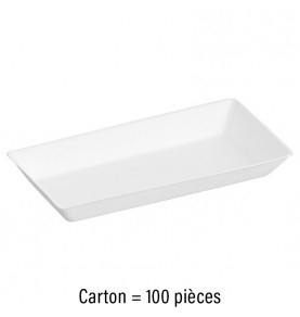 Assiette Cubik fibra 130x65 biodégradable