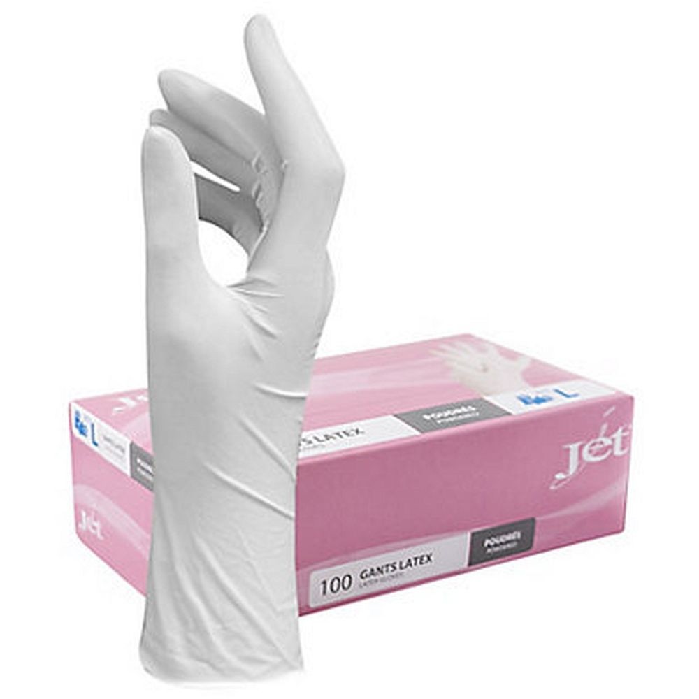 Gant latex poudré éco Déstockage - S