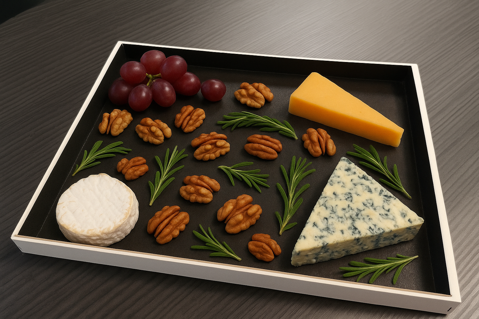 Kit Cagettes bois avec insert noir – 39.5 x 28.2 x 3.2 cm