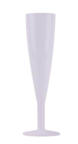Flute transparente incassable & réutilisable -13cl PP 
