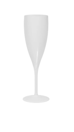 Flute transparente incassable & réutilisable -18cl PP