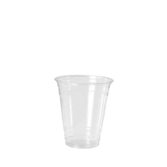 Gobelets jetables en Bioplastique - 0,25 L - Transparent PAP STAR Pure Lot  de 25