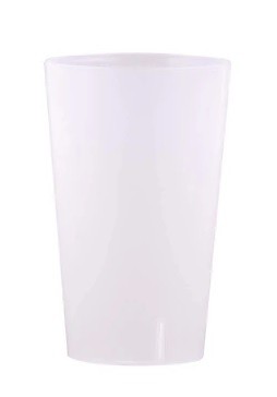 Verre réutilisable transparent 25/33cl PP