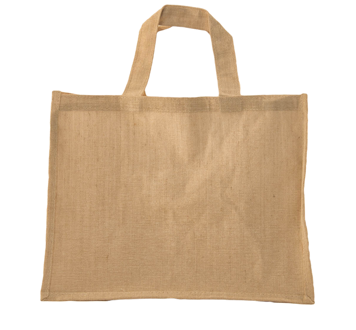 Sac toile de jute naturel 360+200x270 mm