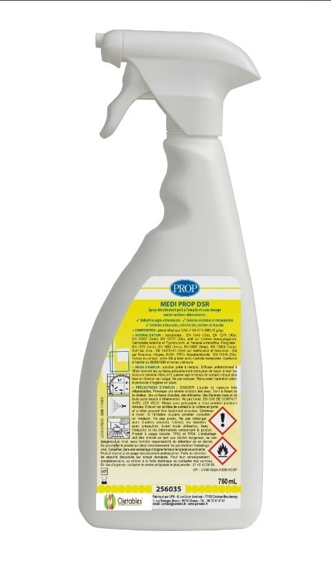 Désinfectant sans rinçage - multi usage 750ml
