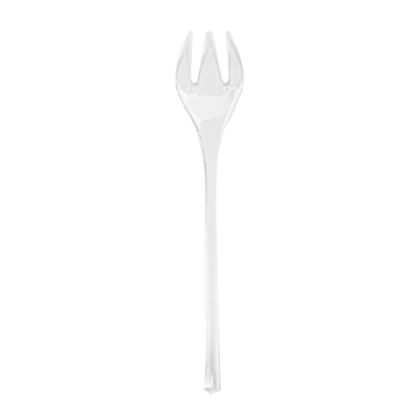 Mini fourchette à verrine cristal réutilisable