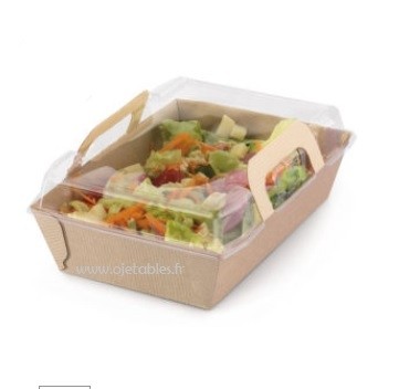 Panier salade froid 1160ml couvercle compris