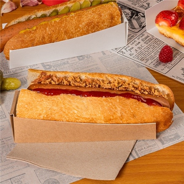 PELLE HOT DOG 300 G/M2 18x4,5x4 CM KRAFT