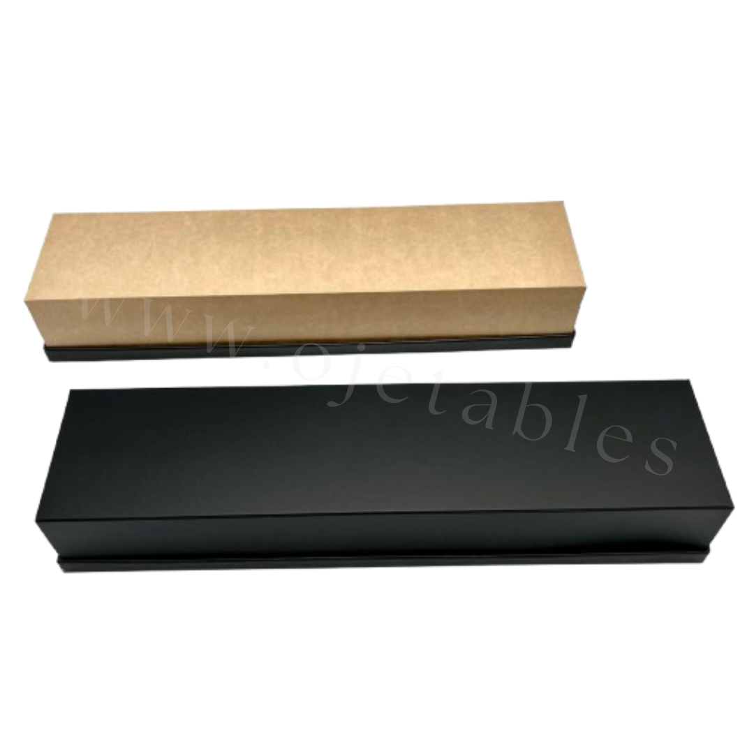 Couvercle réversible pour plateau traiteur cocktail Rigide Lux 37x9x6cm 