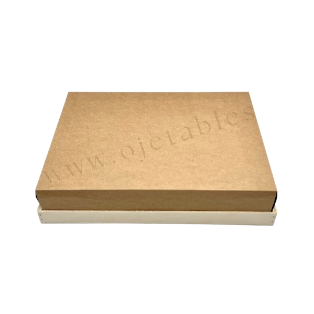 50 Couvercles pour Plateaux en bois 300x200x30mm