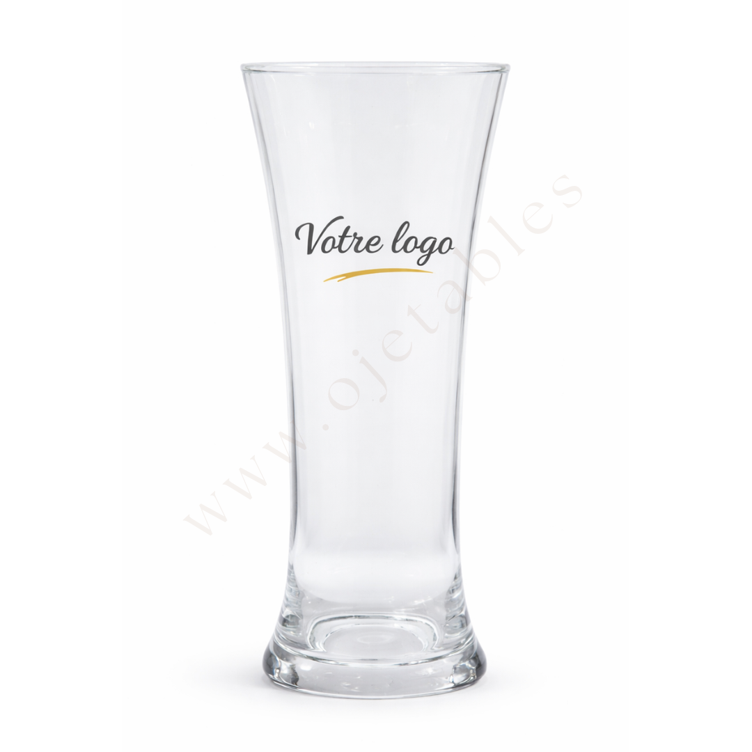 Verre à bière 25/33cl Incassable & réutilisable en TRITAN personnalisé