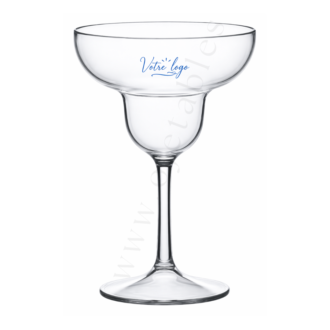 VERRE MARGARITA Incassable et Réutilisable en Tritan 30cl - Personnalisé en 1 couleur