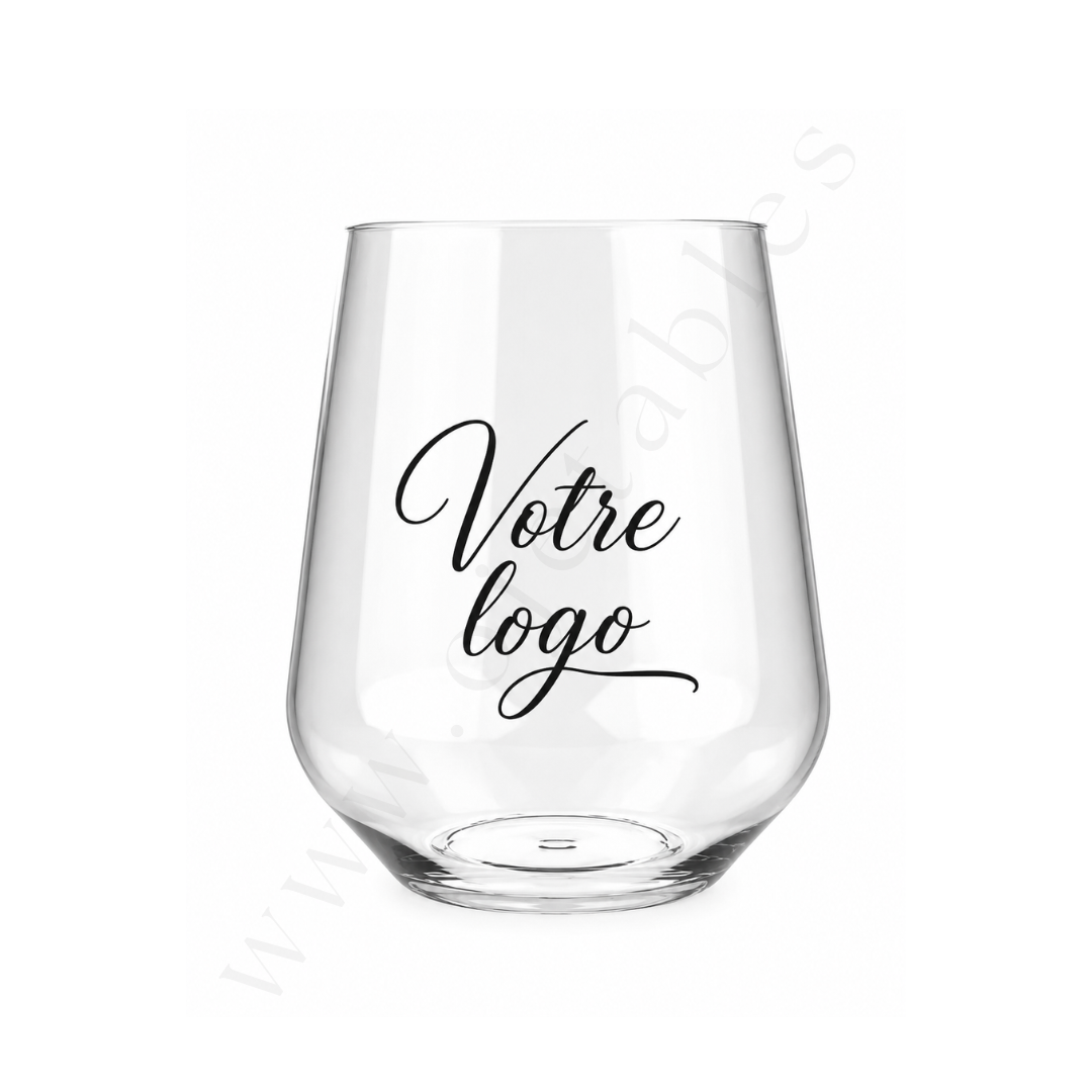 Verre Vivo à eau incassable et réutilisable en Tritan 40 cl - Personnalisé 1 couleur 