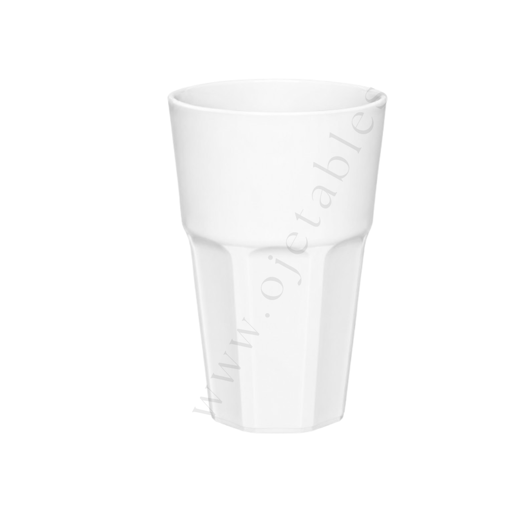 Verre Mojito incassable et réutilisable en SAN 40 cl - Blanc