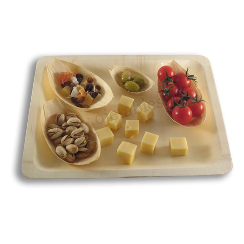 Plateau Repas en Bambou, Plateau Rectangulaire en Bambou, Plateau de  Service en Bambou avec Poignée, Bambou Plateau Durable, Utilisez le pour  Contenir