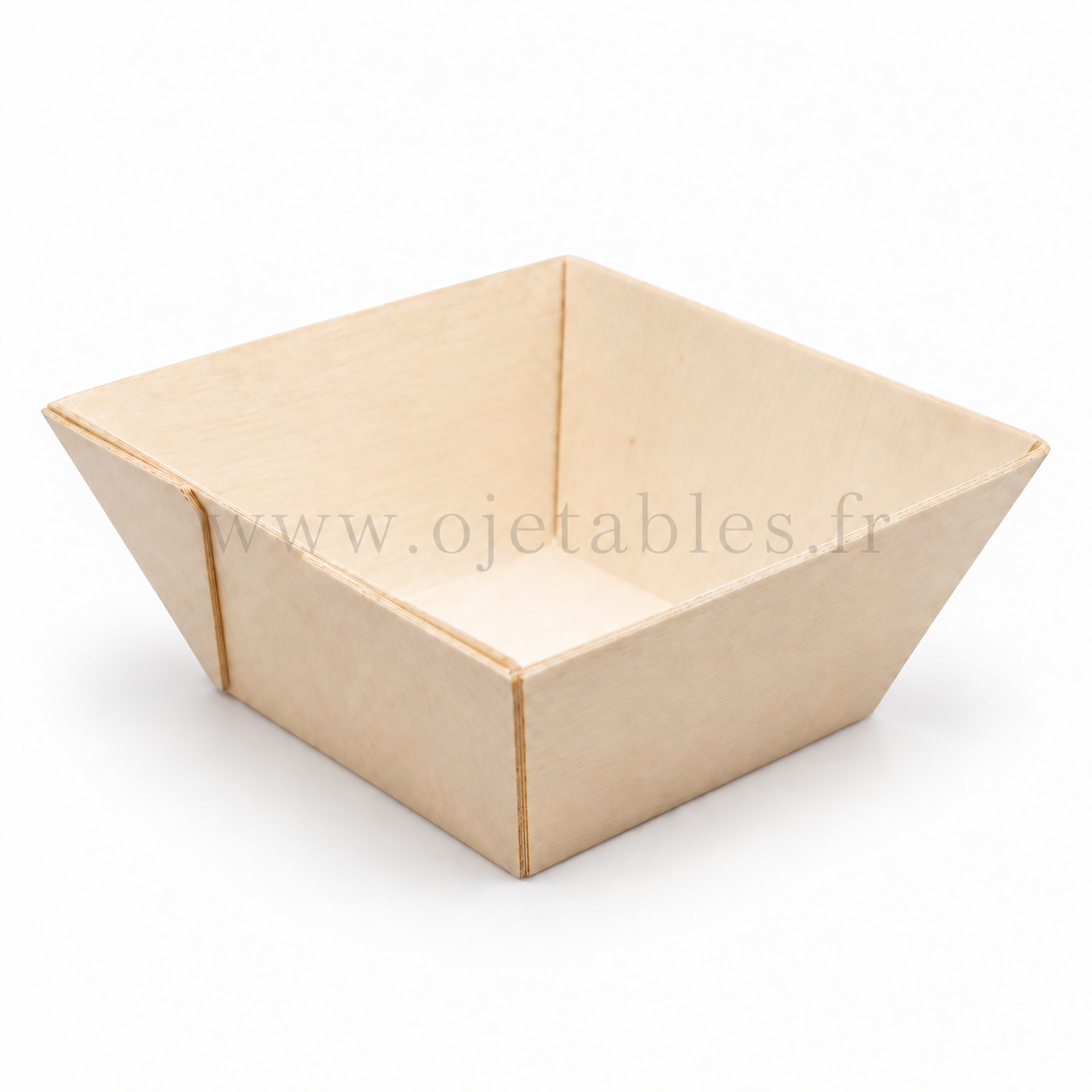 Ravier bois carré 290 ml – 10,5x10,5x4,5 cm