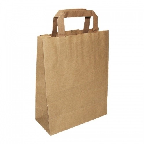 Sac Papier Kraft 22+10x28cm 