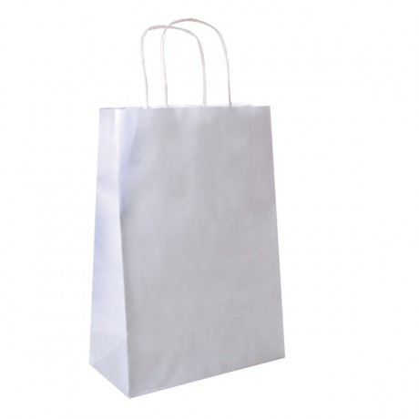 Sac en papier kraft blanc 20 sac en papier recyclable rigide