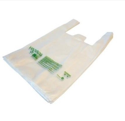 Sacs bretelle biodegradable 26+12x45cm par 2000