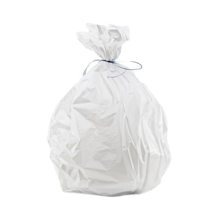 Sacs poubelles 20L blancs