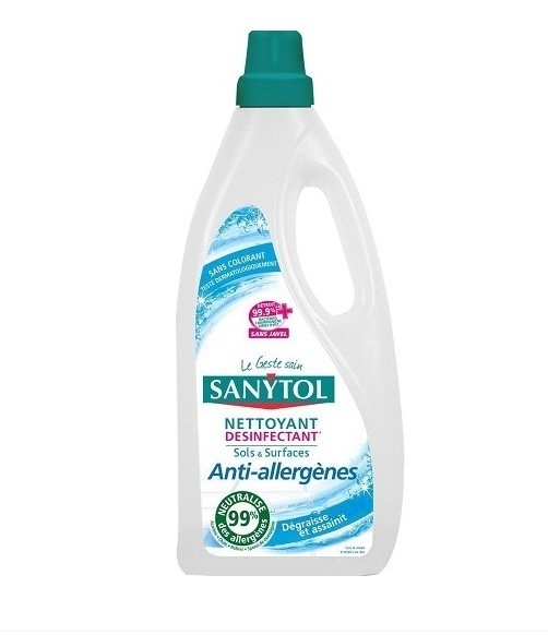 Nettoyant/Desinfectant Sols & Surface SANYTOL anti allergènes 1L