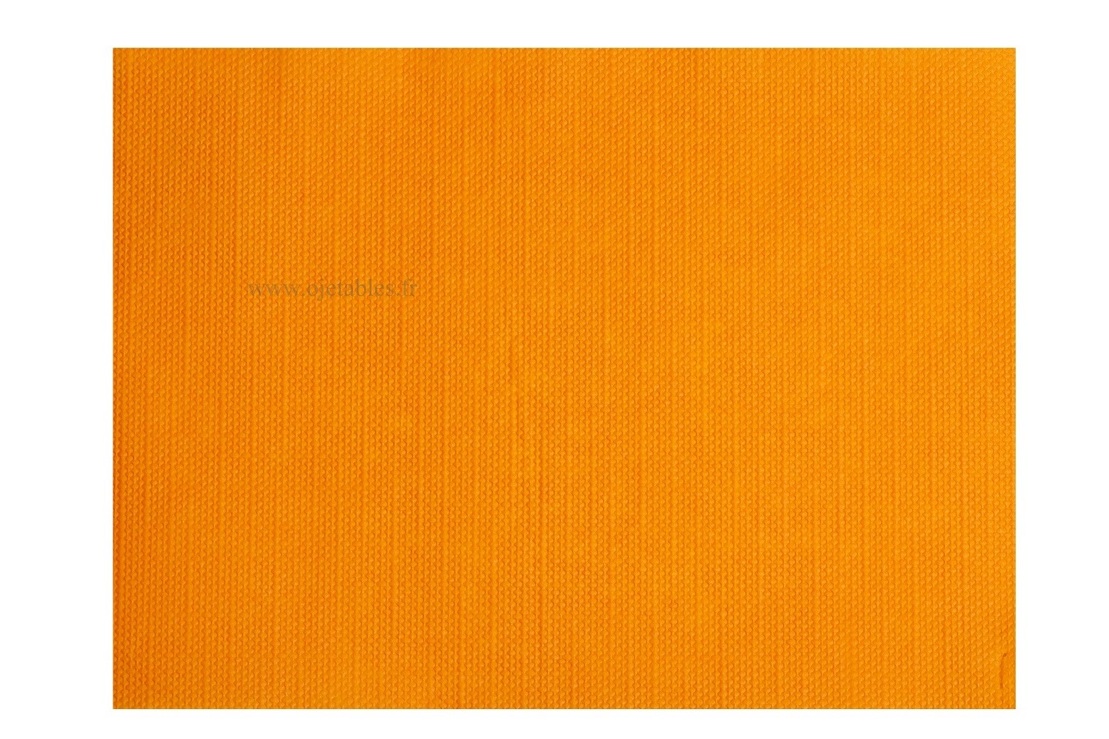 SET DE TABLE PAPIER MANDARINE TRAME 30X40