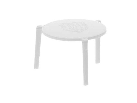 2000 Mini table blanc diamètre 4.5x3cm 