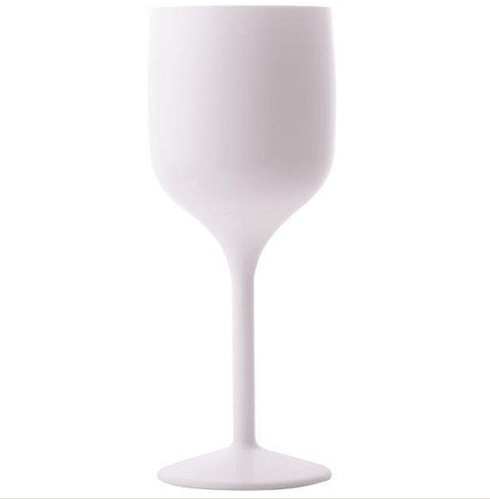 VERRE SUR PIED REUTILISABLE PP BLANC 30 CL