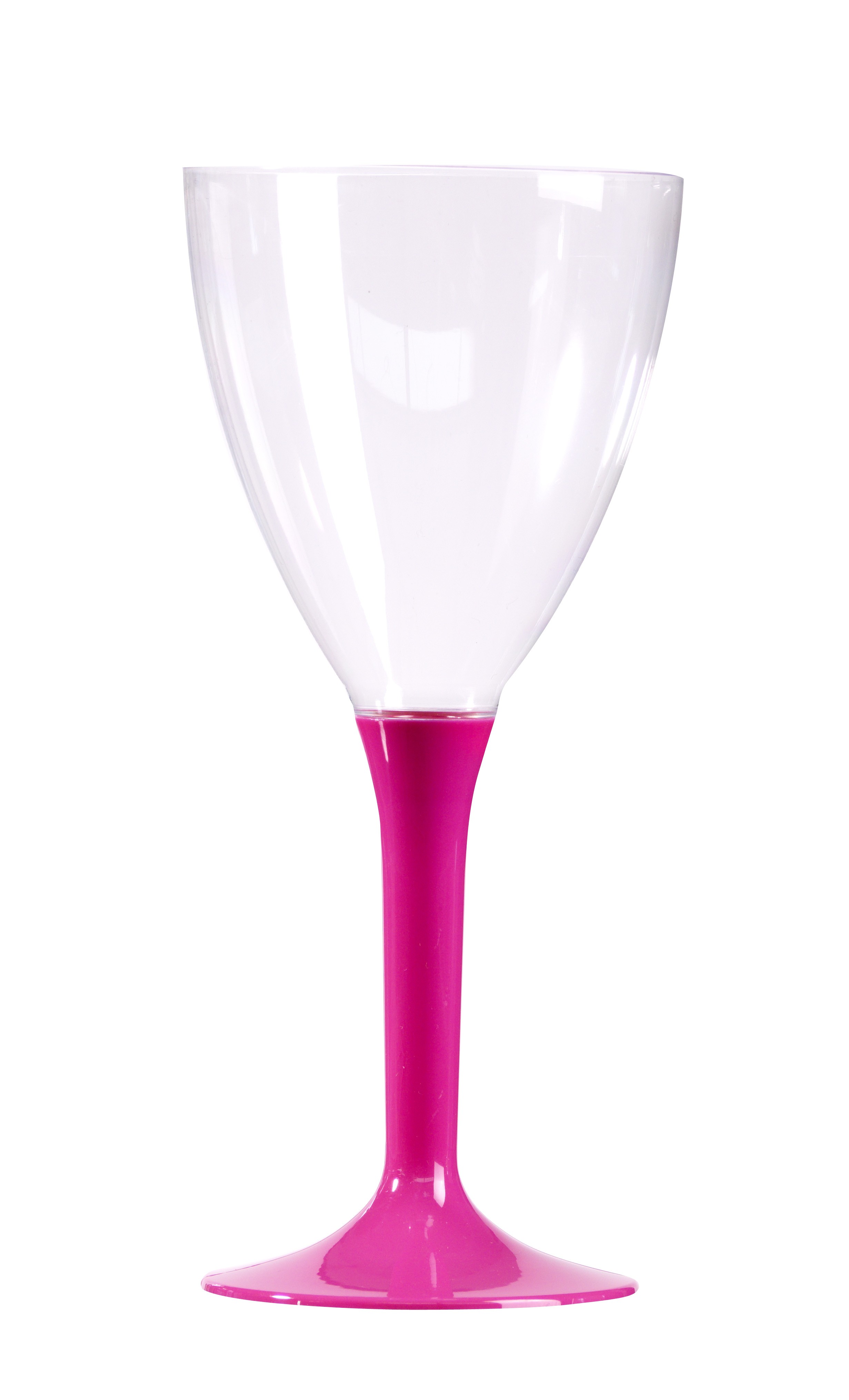 VERRE A VIN PLASTIQUE ROSE