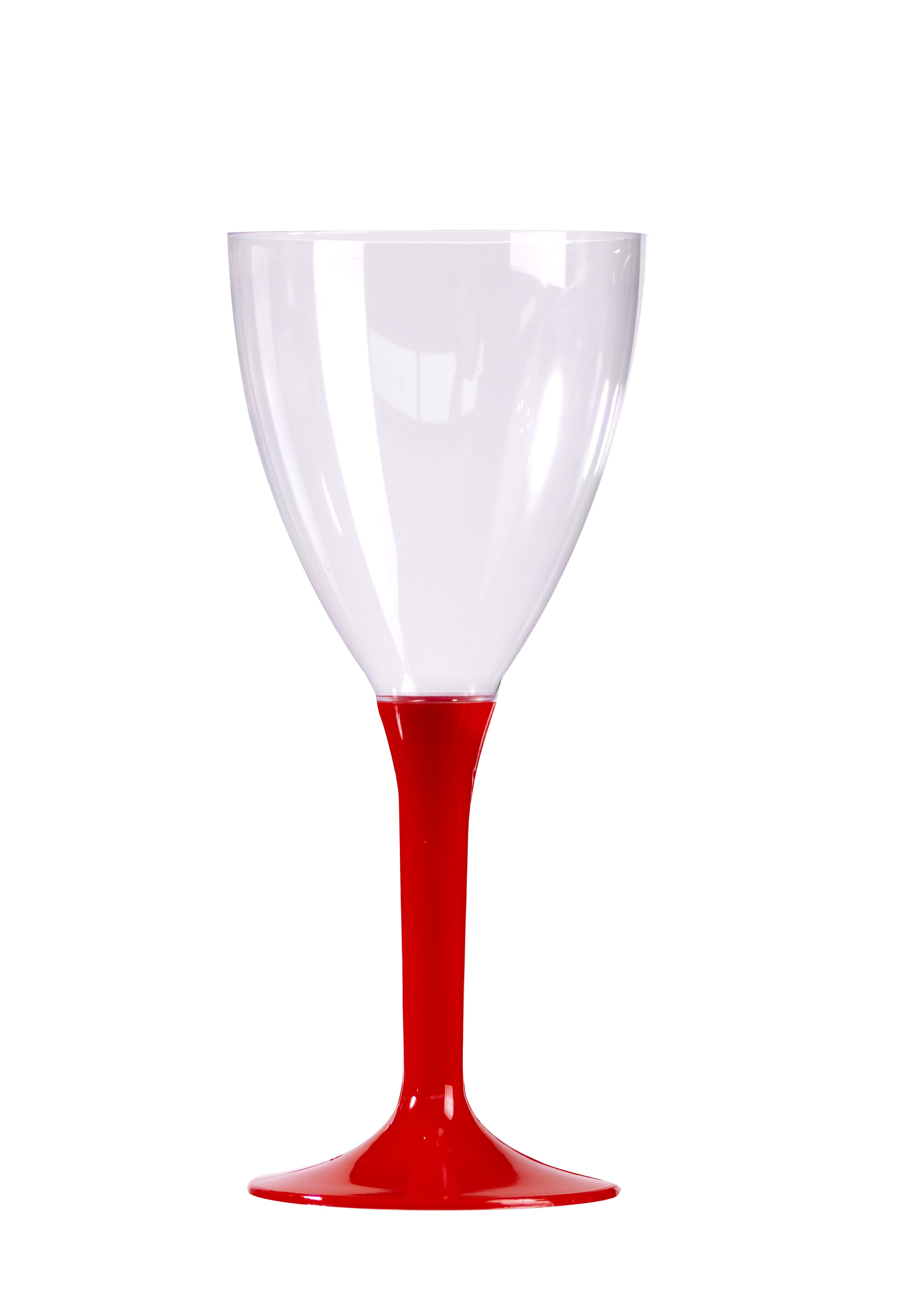 VERRE A VIN PLASTIQUE ROUGE