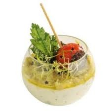 Verrine en plastique jetable