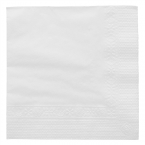 SERVIETTES 2 PLIS  18 G/M2 20x20 CM BLANC OUATE (4800 UNITÉ) - Garcia de Pou