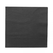 SERVIETTES ECOLABEL 2 PLIS  18 G/M2 39x39 CM NOIR OUATE (1600 UNITÉ) - Garcia de Pou