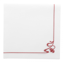 SERVIETTES "ROUGE"  45 G/M2 40x40 CM BLANC AIRLAID (700 UNITÉ) - Garcia de Pou