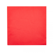 SERVIETTES ECOLABEL 2 PLIS  18 G/M2 39x39 CM ROUGE OUATE (1600 UNITÉ) - Garcia de Pou