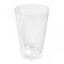 VERRES INJECTÉS 400 ML Ø 8,5/6x13 CM TRANSPARENT PS (500 UNITÉ) - Garcia de Pou