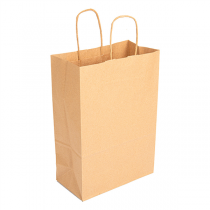 SACS SOS AVEC ANSES  80 G/M2 20+10x29 CM NATUREL KRAFT (250 UNITÉ) - Garcia de Pou