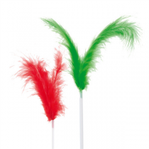 DÉCORS POUR GLACES "PLUMES COCKTAIL"  17 (h) CM ASSORTI (144 UNITÉ) - Garcia de Pou