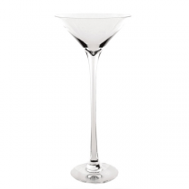 DÉCORATION GÉANTE - COUPE MARTINI  Ø 31x80 CM TRANSPARENT VERRE (1 UNITÉ) - Garcia de Pou